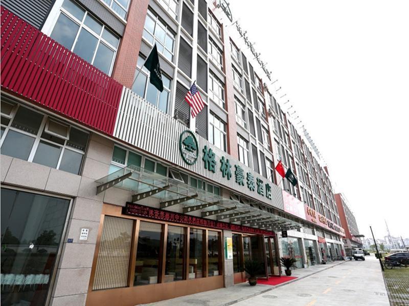 Greentree Inn Zhejiang Jiaxing Zhongan Business Hotel Екстер'єр фото